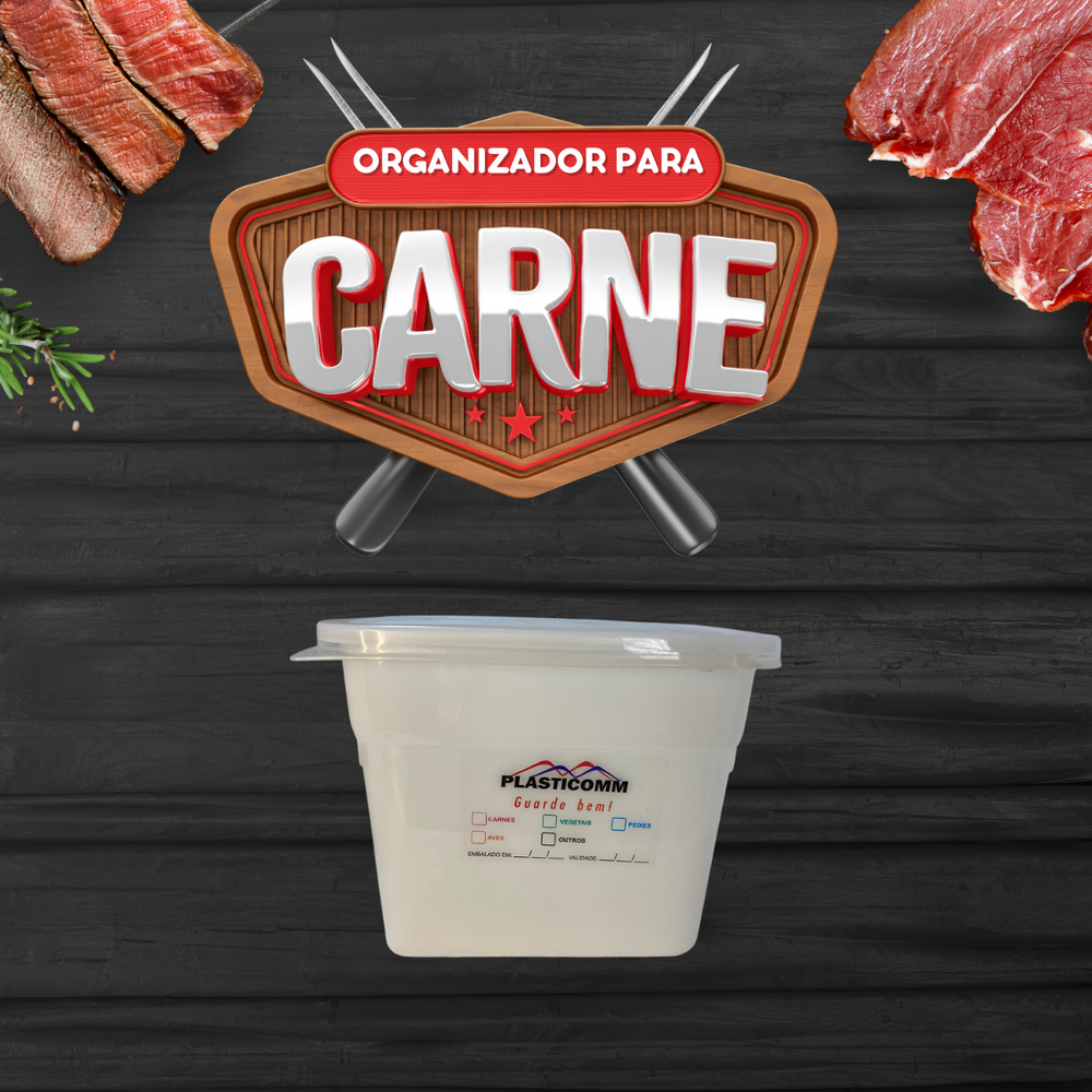 Caixa Organizadora Pequena 3L de Polietileno Plastcom