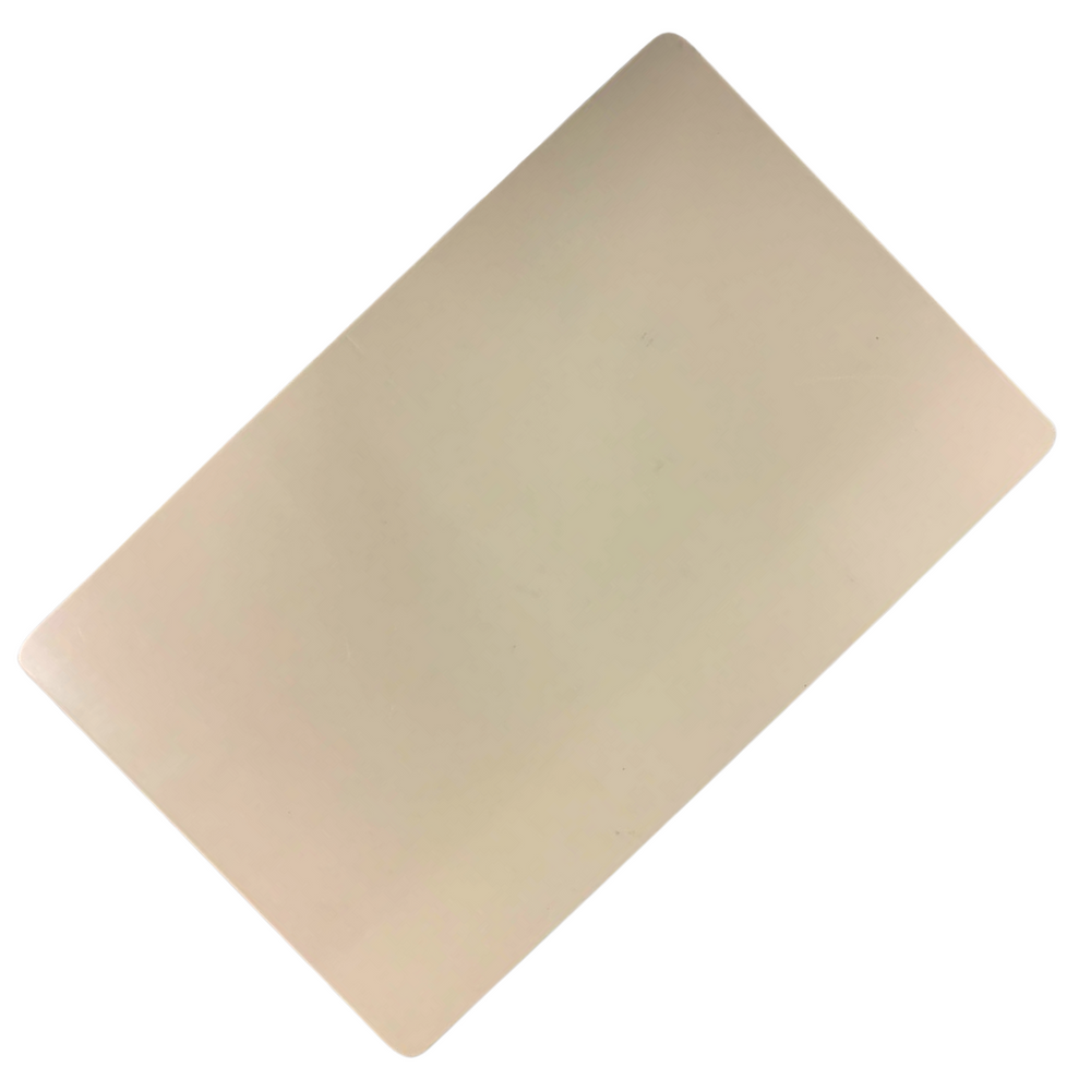 Placa de Corte Lisa Bege em Polietileno - A Gourmet