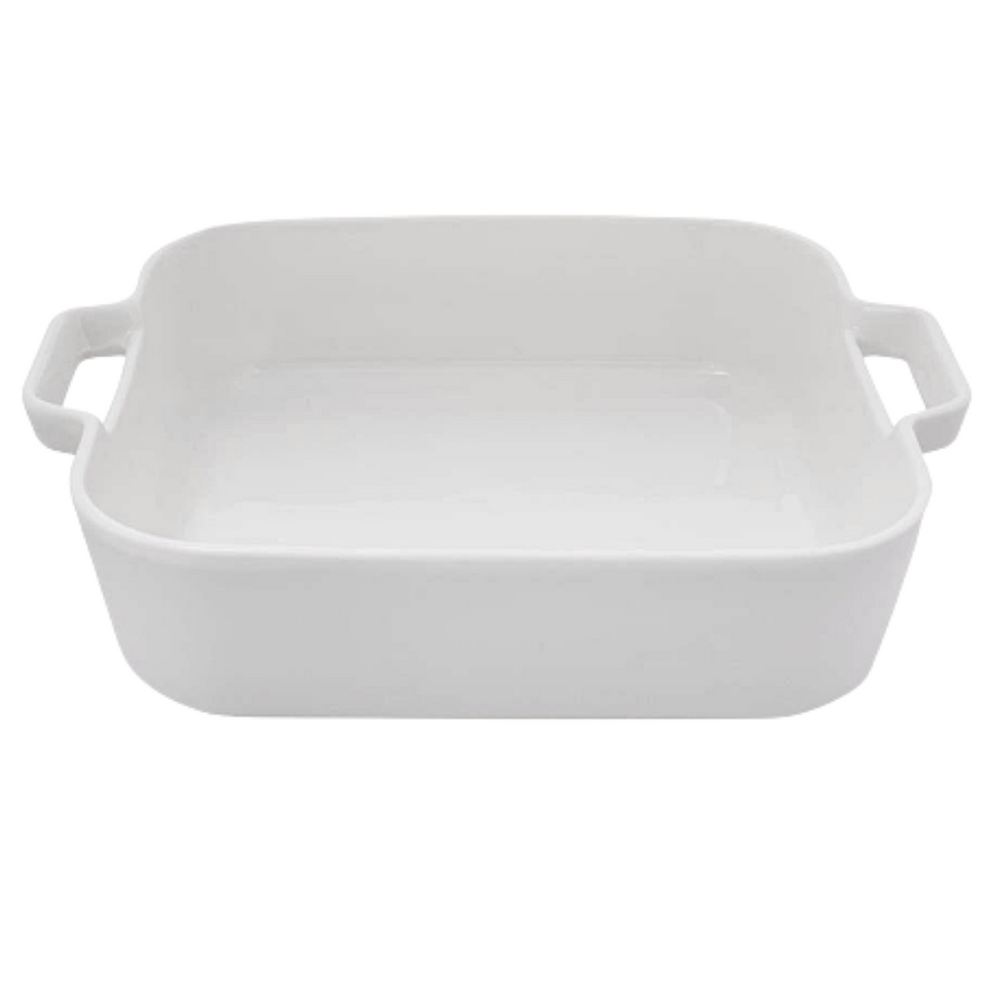 Travessa Retangular Refrataria 1L Branca Etilux