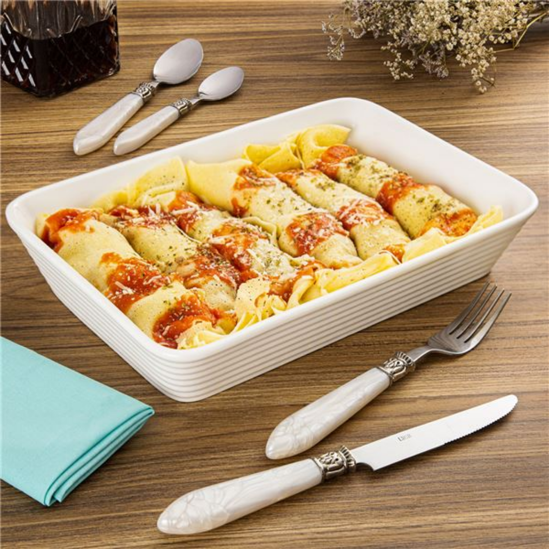 Travessa Refrataria Linea de Porcelana - A Gourmet