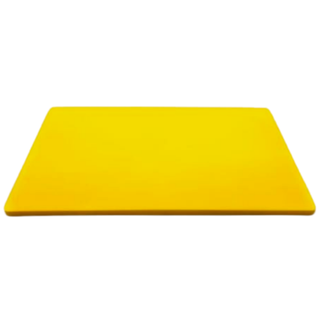 Placa de Corte Lisa Amarela 50cm - A Gourmet