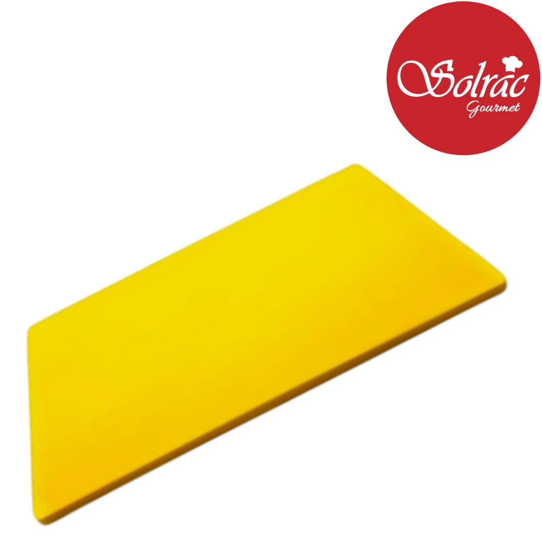 Placa de Corte Lisa Amarela 50cm - A Gourmet