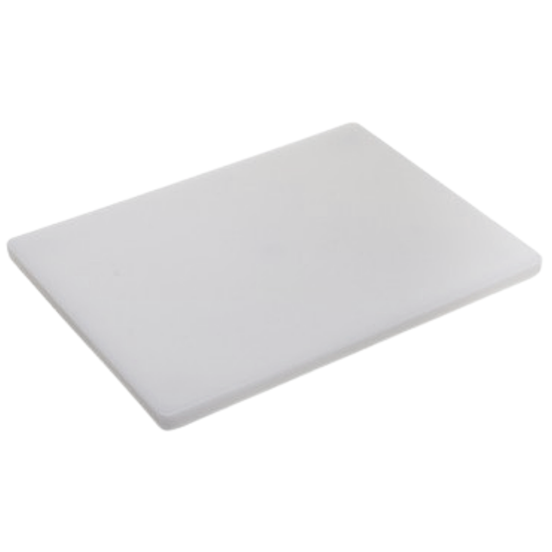 Placa de Corte Lisa Branca 40cm - A Gourmet