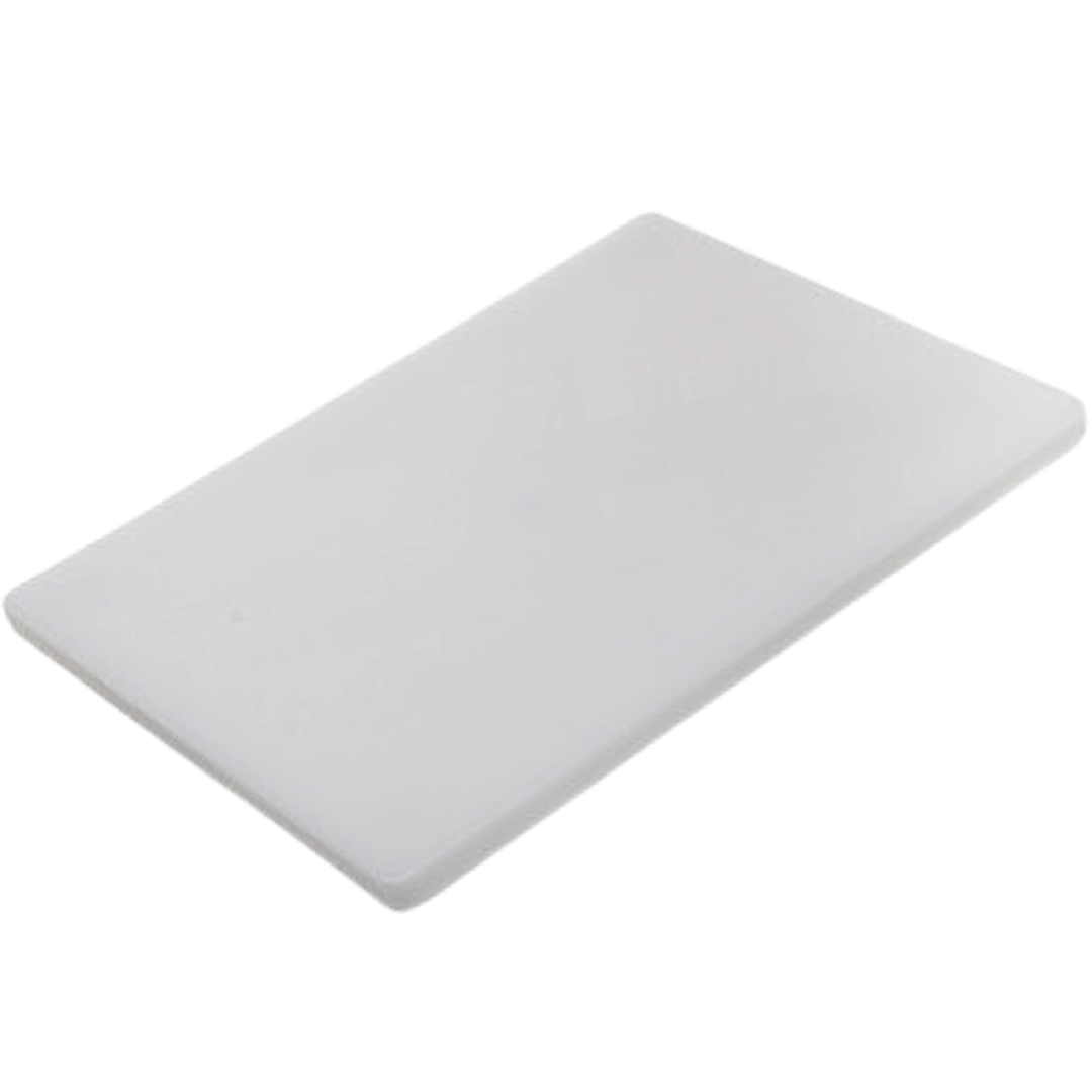Placa de Corte Lisa Branca 50cm - A Gourmet
