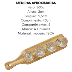 Kit 10 Tabua Shot com 40 Copos de Dose