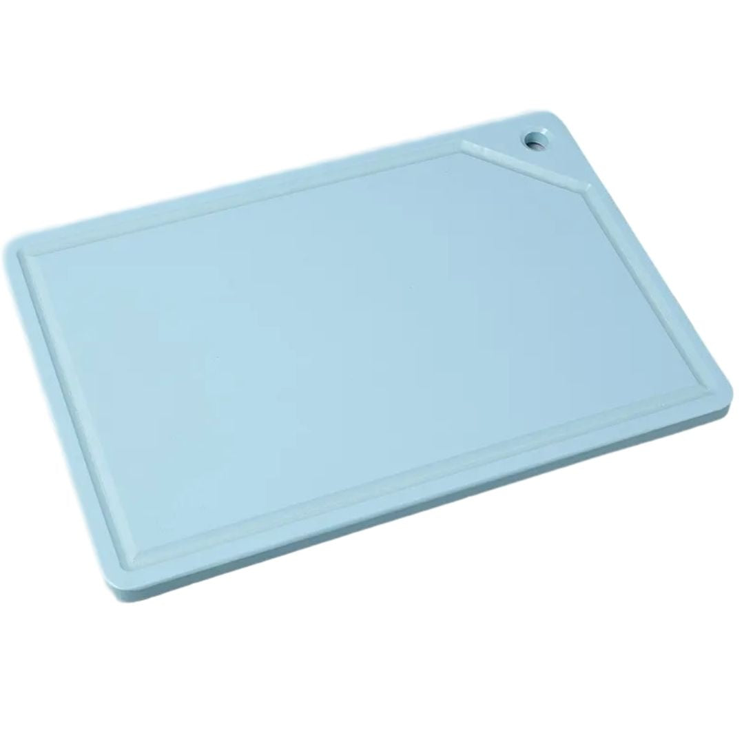 Placa de Corte Com Canaleta Azul 50cm