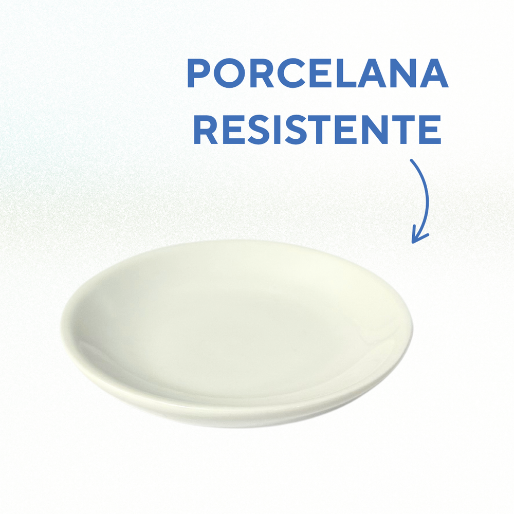 Pratinho Porcelana 11cm Pires - A Gourmet