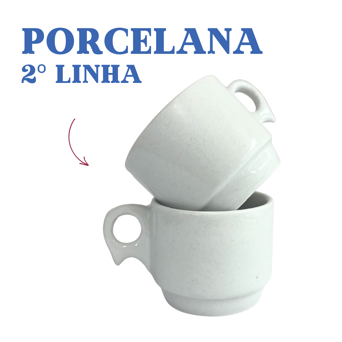 Xicara porcelana 200ml