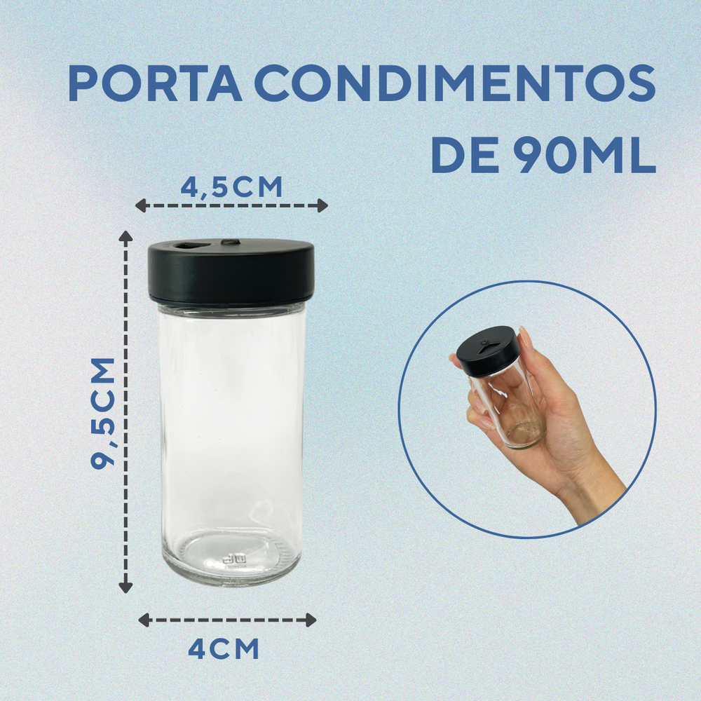 Porta Condimento Base Giratória - A Gourmet