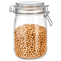 Pote Hermético 900ml de Vidro