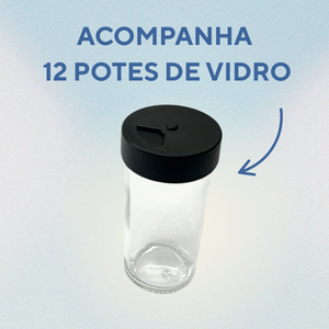 Porta Condimento Base Giratória - A Gourmet
