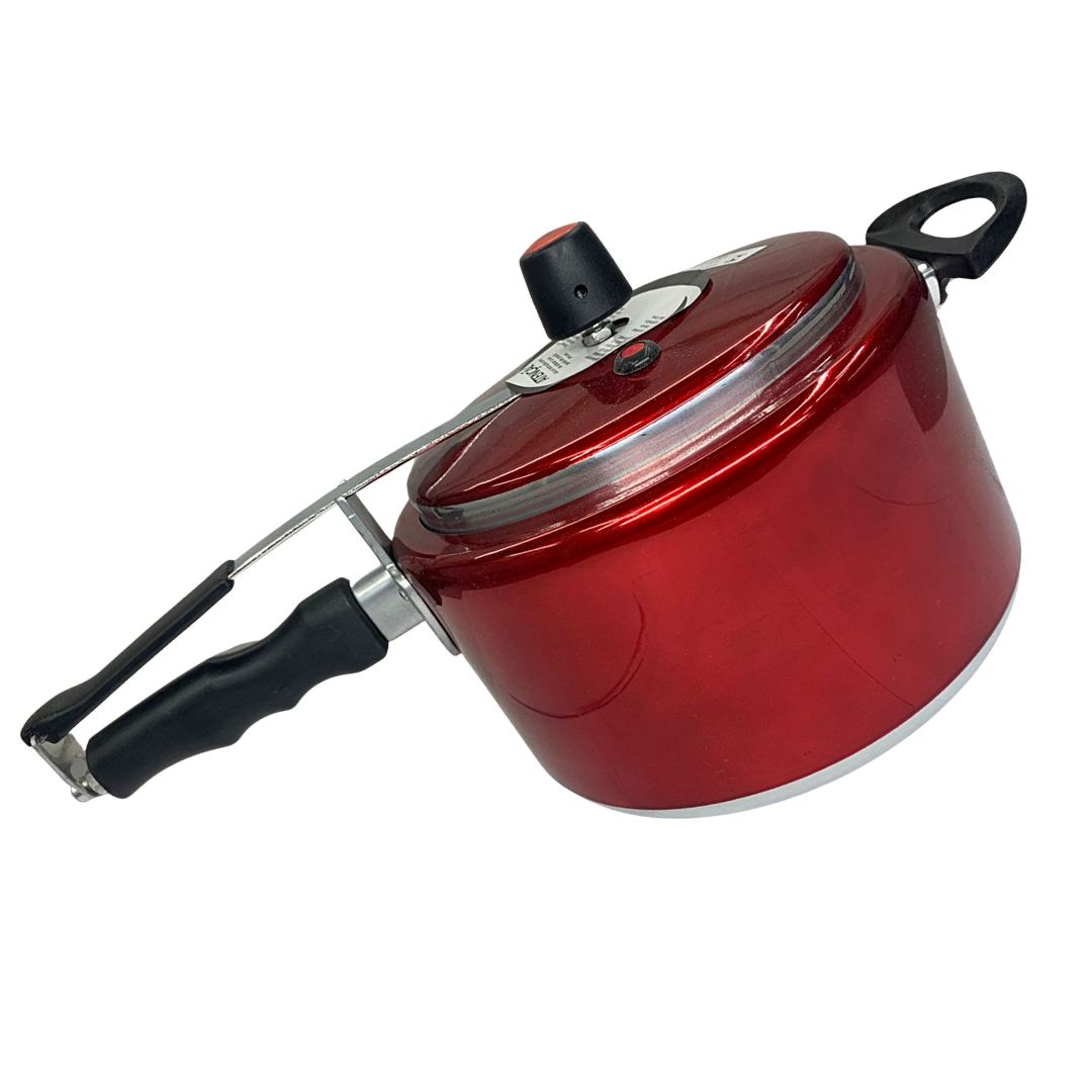Panela de Pressão Plus 5,5L Vermelha Aluminio A Gourmet