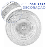 Centro de Mesa Vidro Decoração 29cm