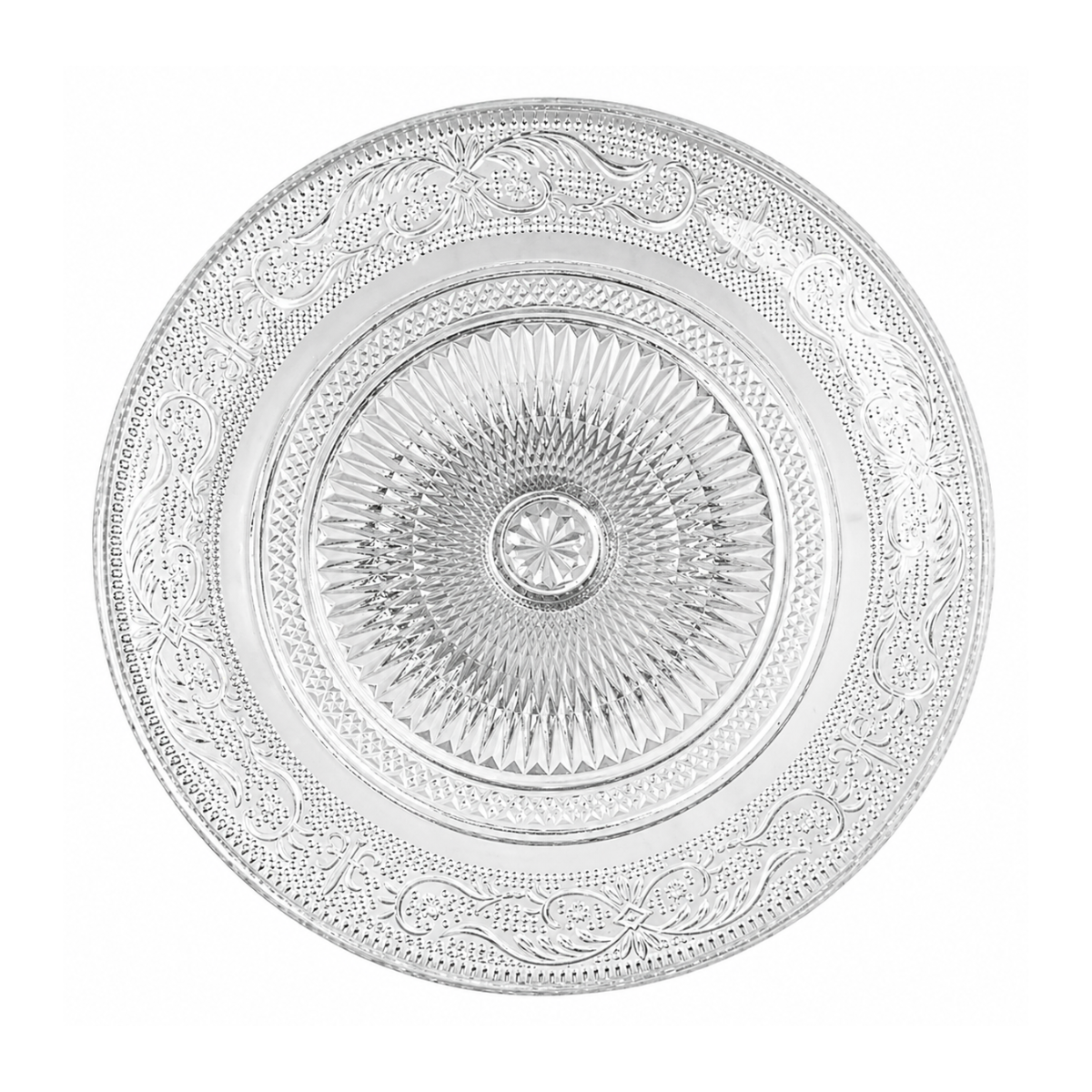 Centro de Mesa Vidro Decoração 29cm