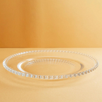 Sousplat Perola de Vidro Cristal - A Gourmet