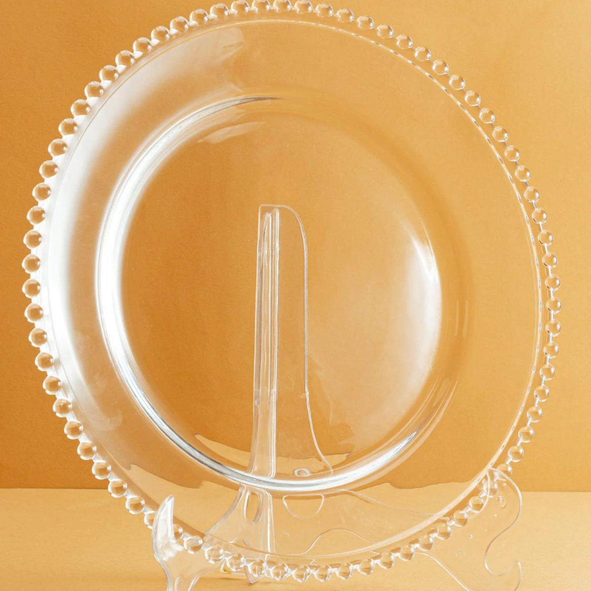 Sousplat Perola de Vidro Cristal - A Gourmet