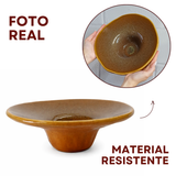 Prato Risoto Cerâmica Refrátaria Romanha Wood