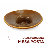 Prato Risoto Cerâmica Refrátaria Romanha Wood
