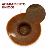 Prato Risoto Cerâmica Refrátaria Romanha Wood