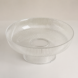 Centro de Mesa C/Pé Vidro 30cm