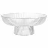 Centro de Mesa C/Pé Vidro 30cm