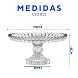 Centro de Mesa C/ Pé Vidro