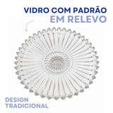 Centro de Mesa C/ Pé Vidro