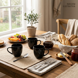 Xicara de Café Porcelana 95ml Preta