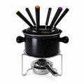 Conjunto Fondue Preto 10 Peças