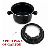 Conjunto Fondue Preto 10 Peças