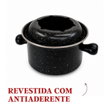 Conjunto Fondue Preto 10 Peças