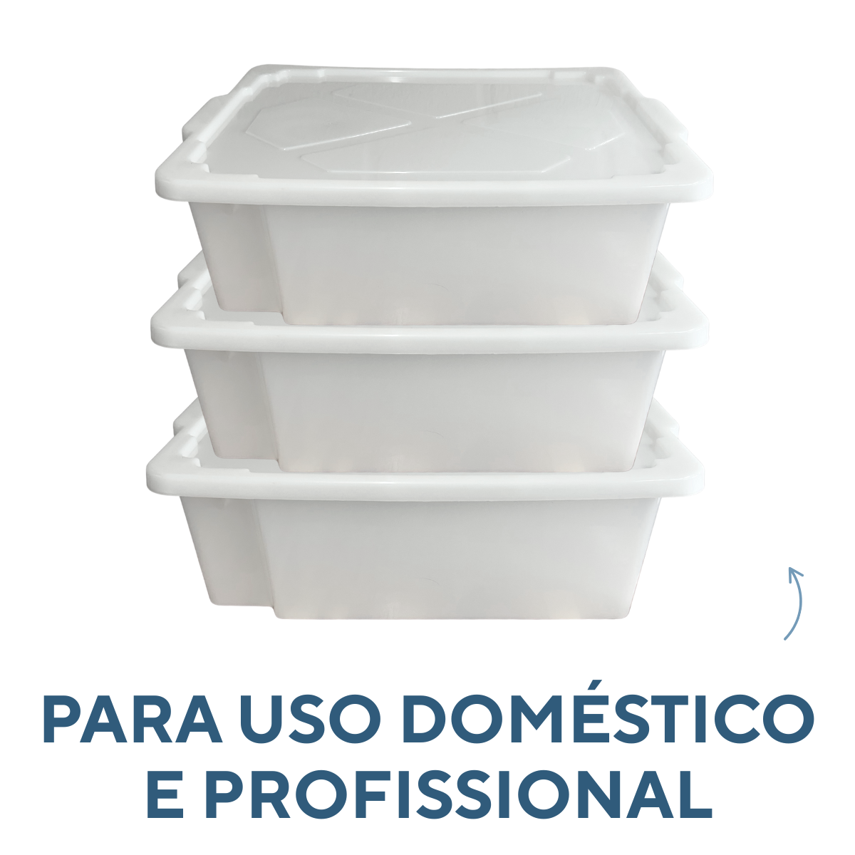 Caixa Multiuso 26Litros Polipropileno