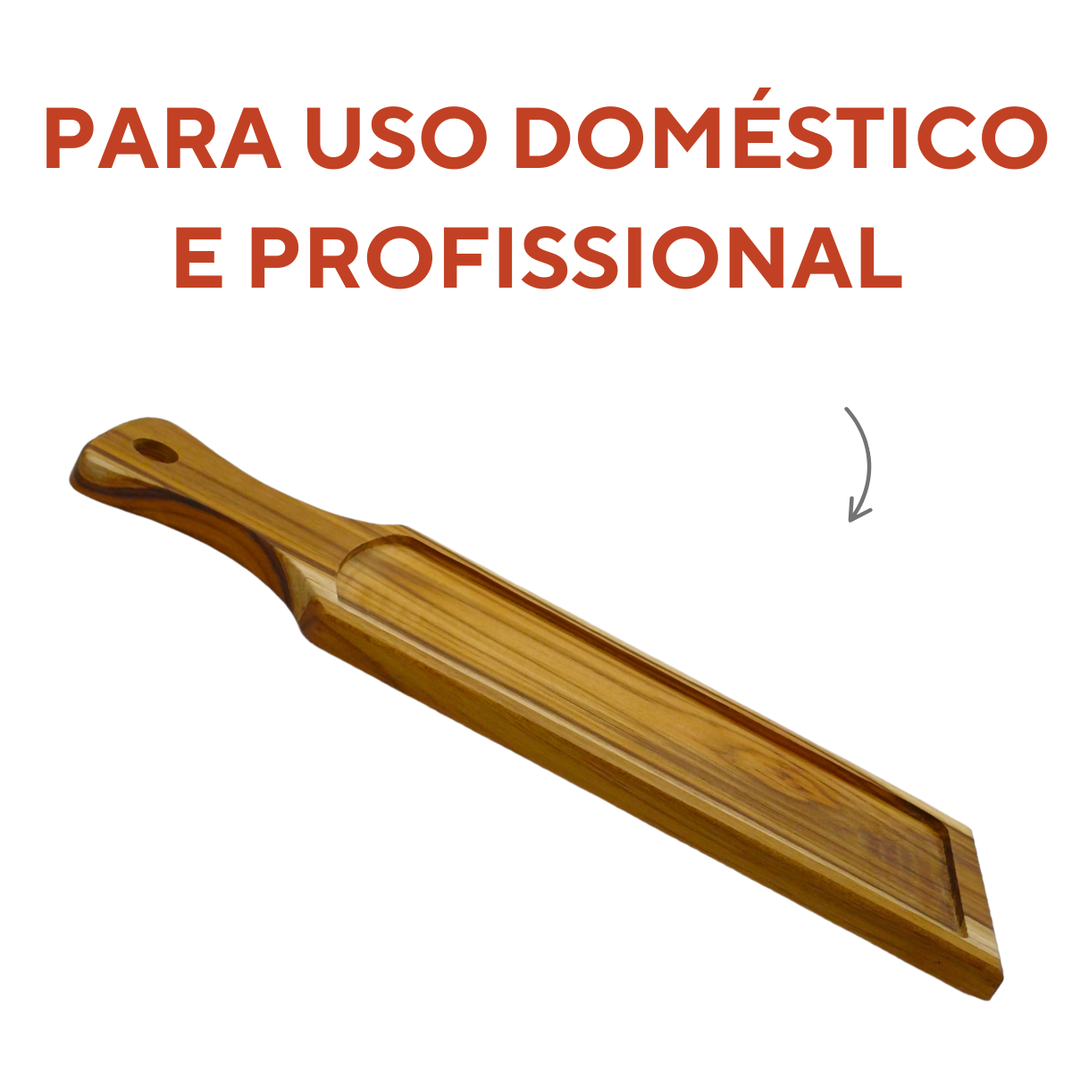 Tabua Madeira Teca Retangular