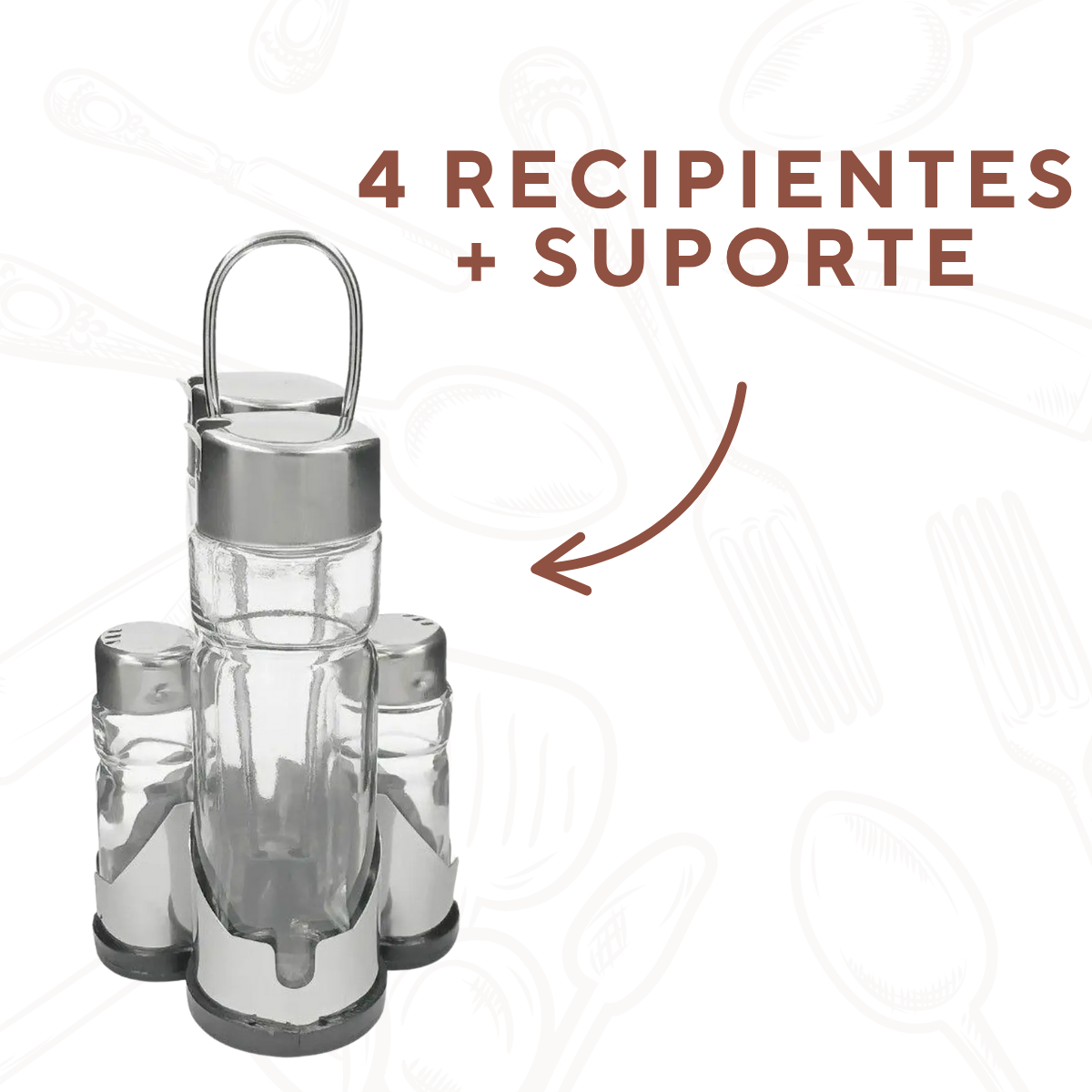 Galheteiro C/ Suporte - A Gourmet