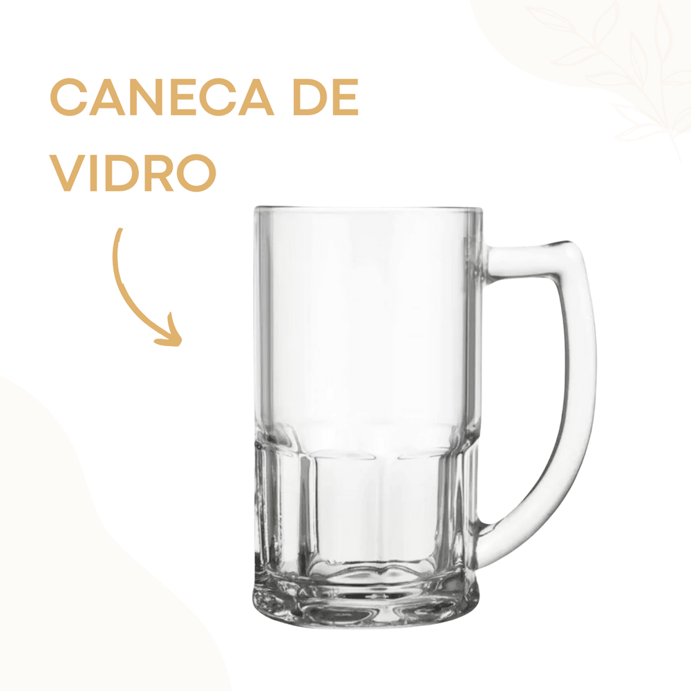Caneca de Vidro Jade 340ml - A Gourmet