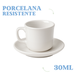 Mini Xicara 30ml Porcelana