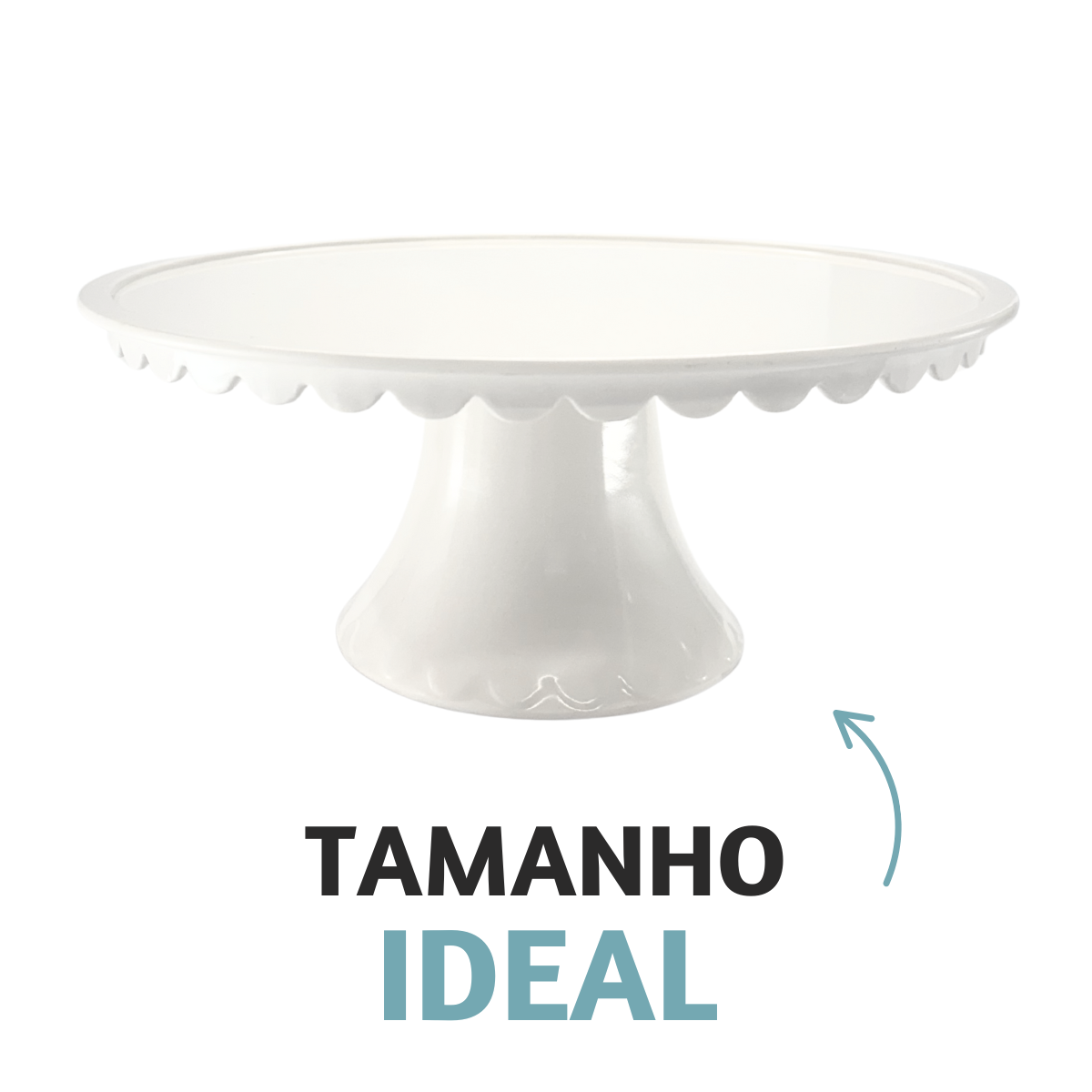 Suporte Para Bolo Com Pé Melamina