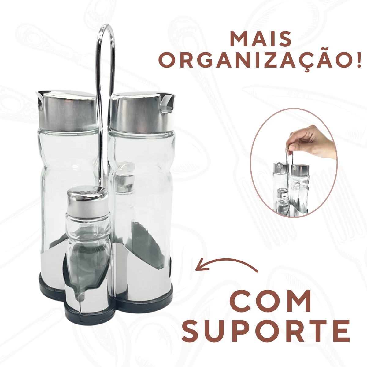 Galheteiro C/ Suporte - A Gourmet