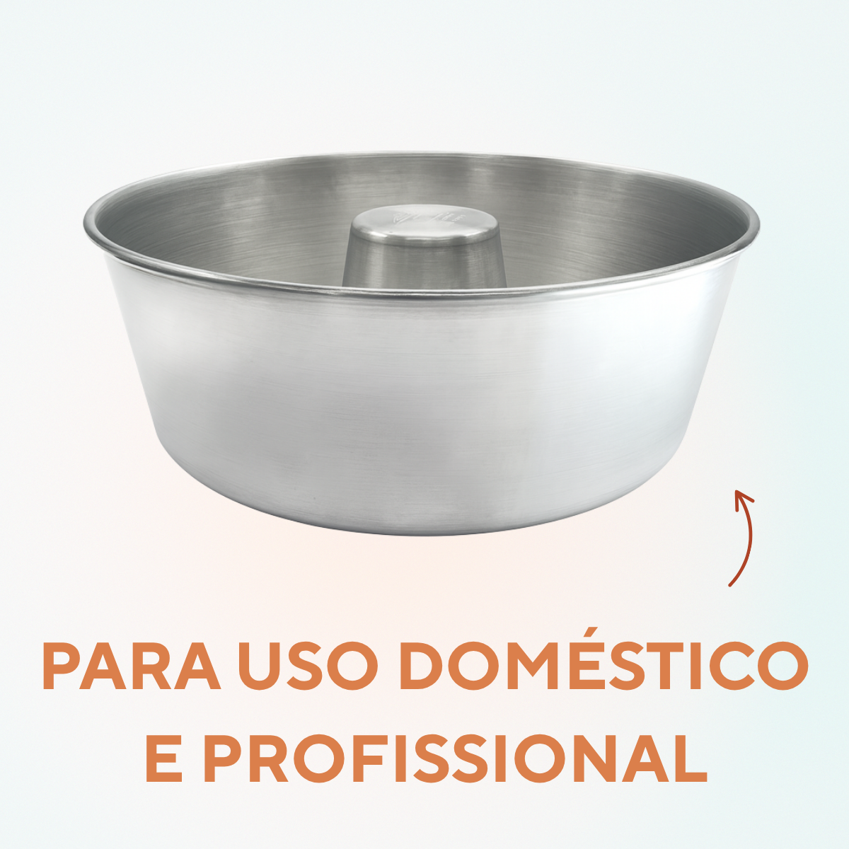 Forma De Alumínio Redonda 9,5L