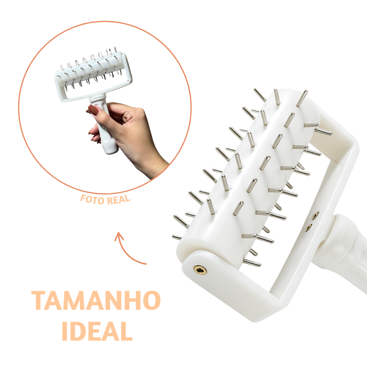 Rolo furador massas inox