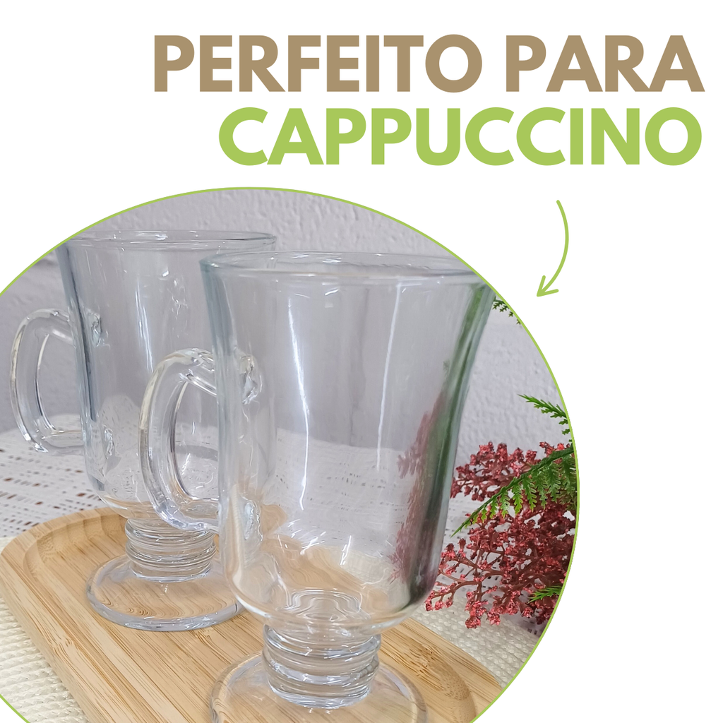 Taça Vidro Cappuccino 250ml