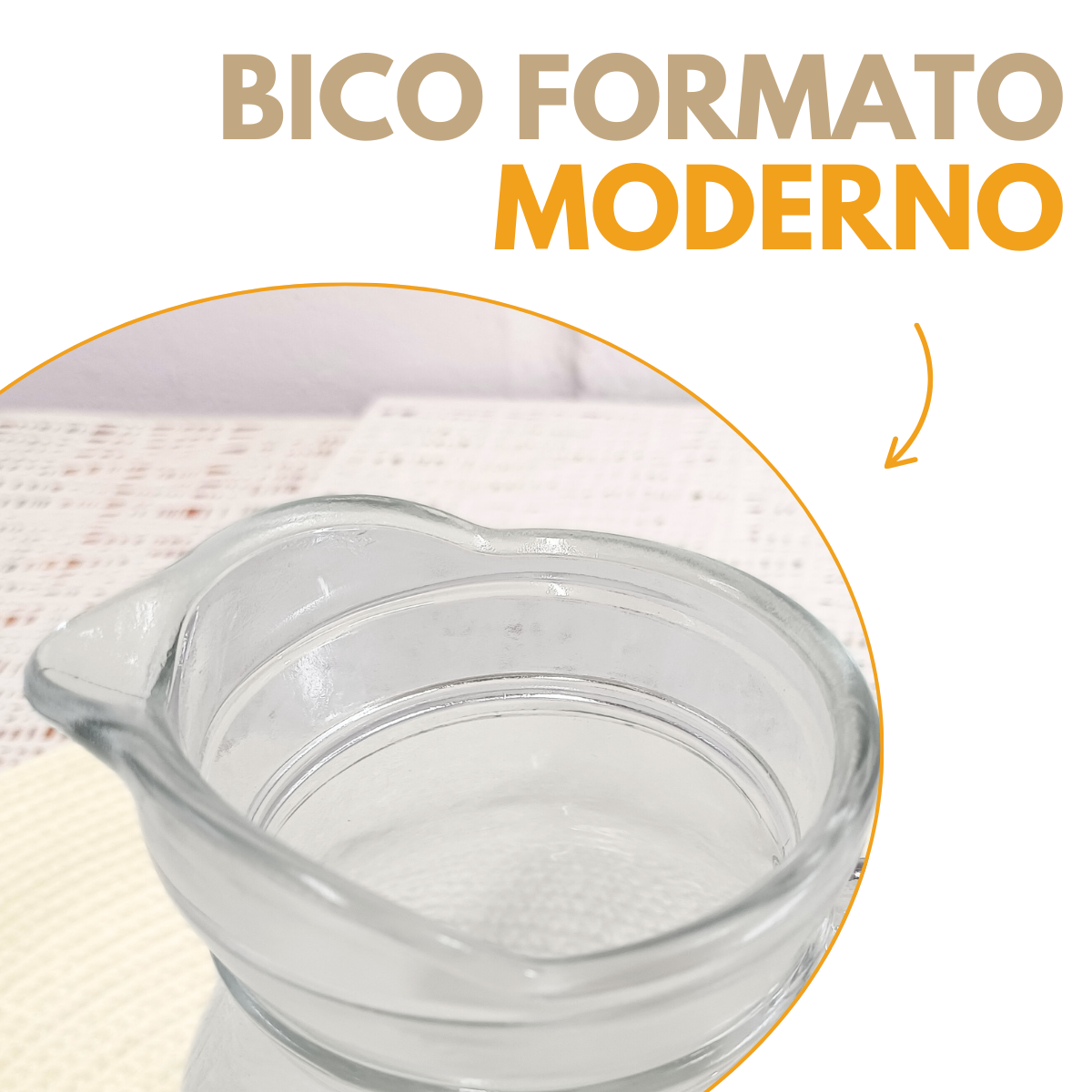 Jarra Safira de Vidro 500ml