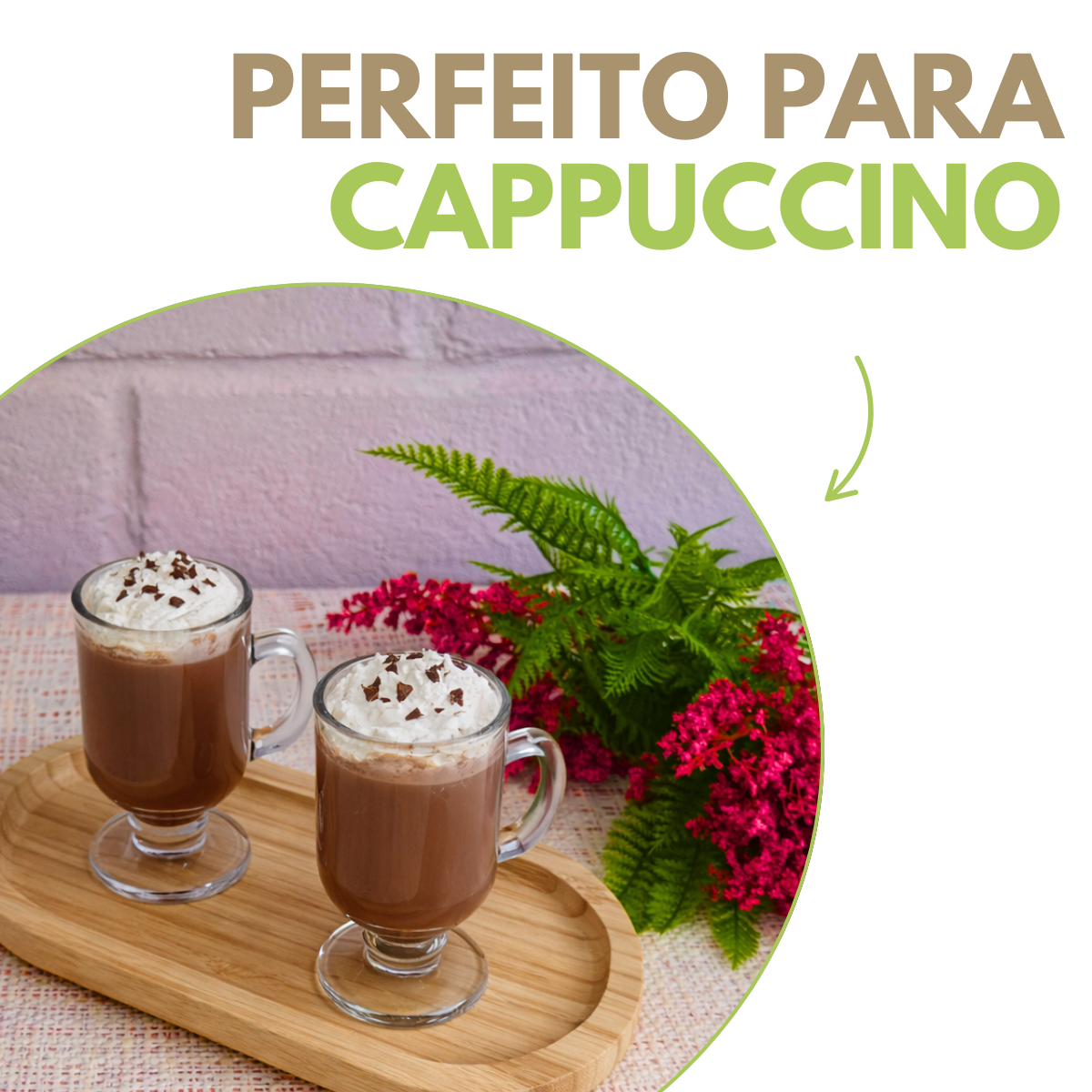 Taça Vidro Crystal Cappuccino 130ml