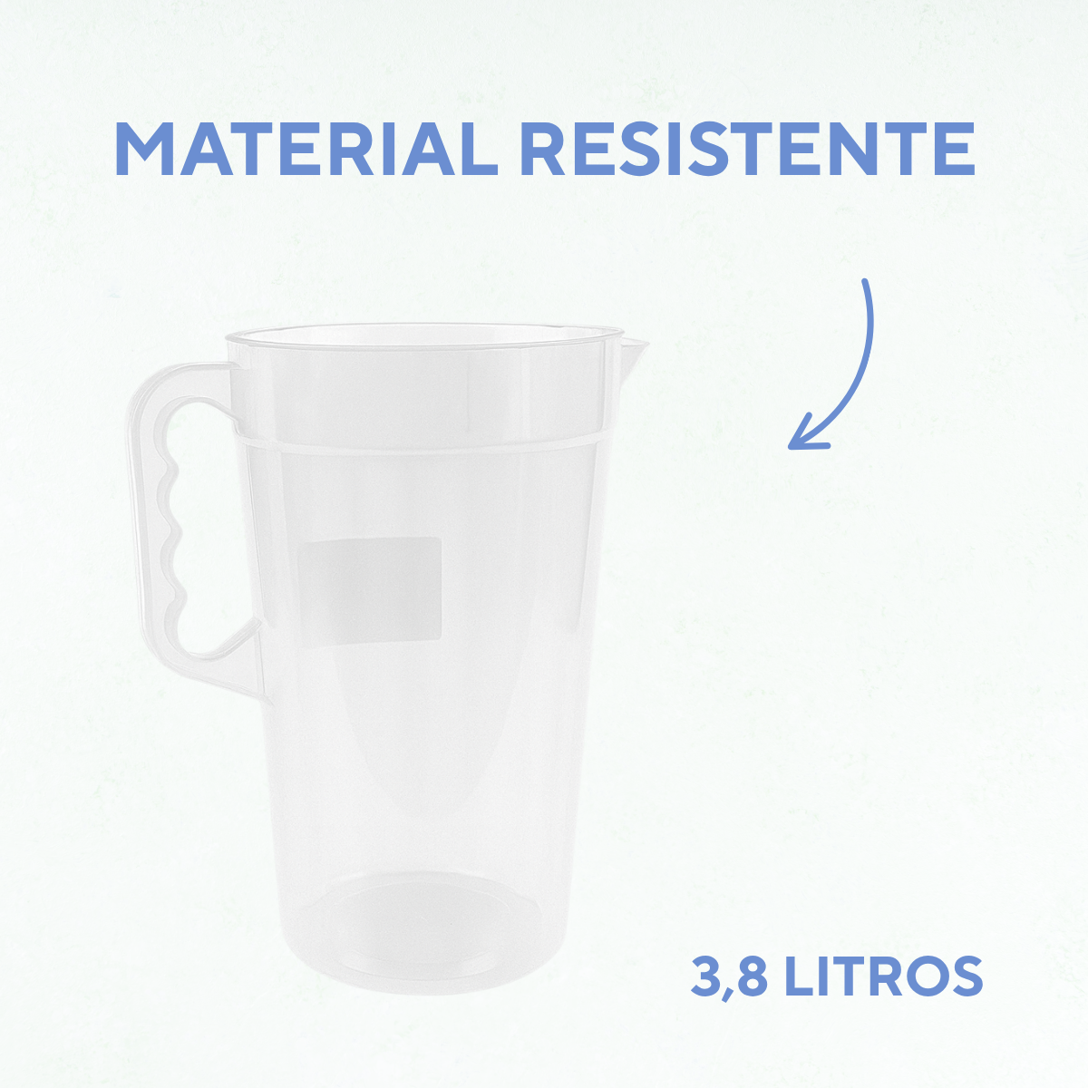 Jarra Canelada 3,8L Plástico - A Gourmet