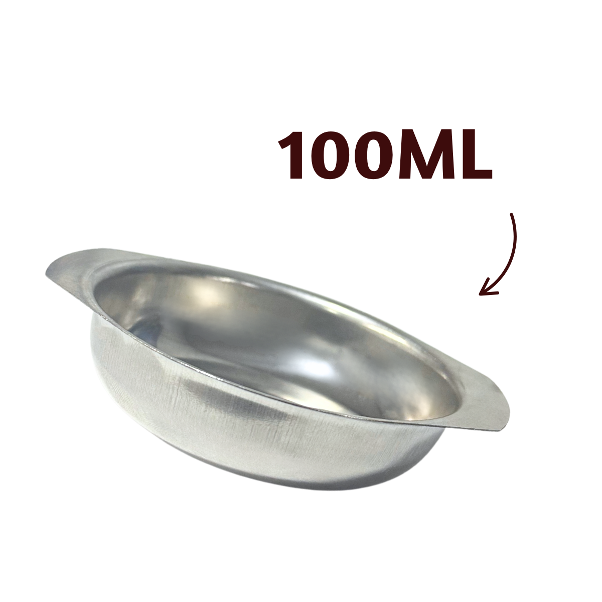 Mini Tigela Aço Inox 100ml