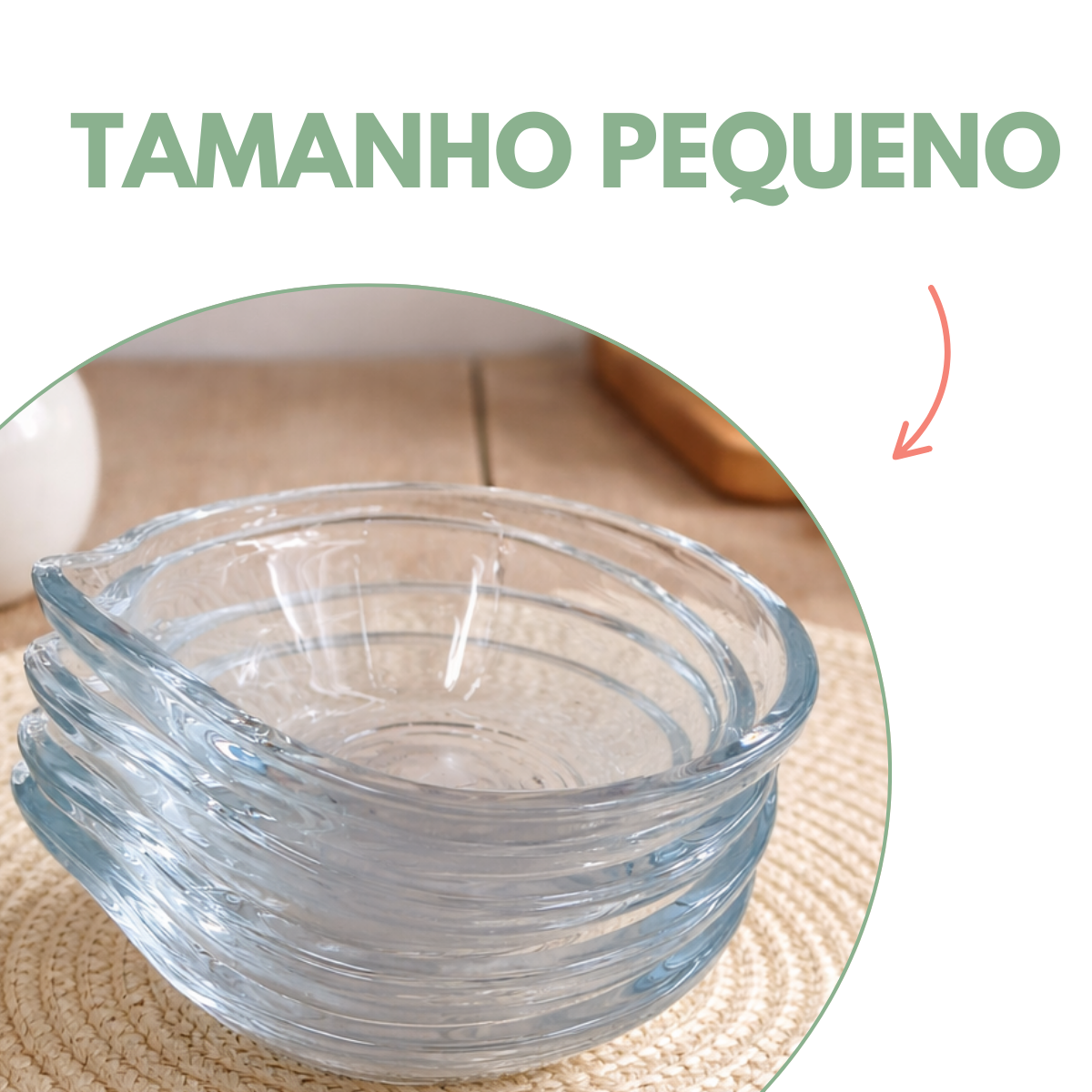 Molheira Gota Vidro Finger Food
