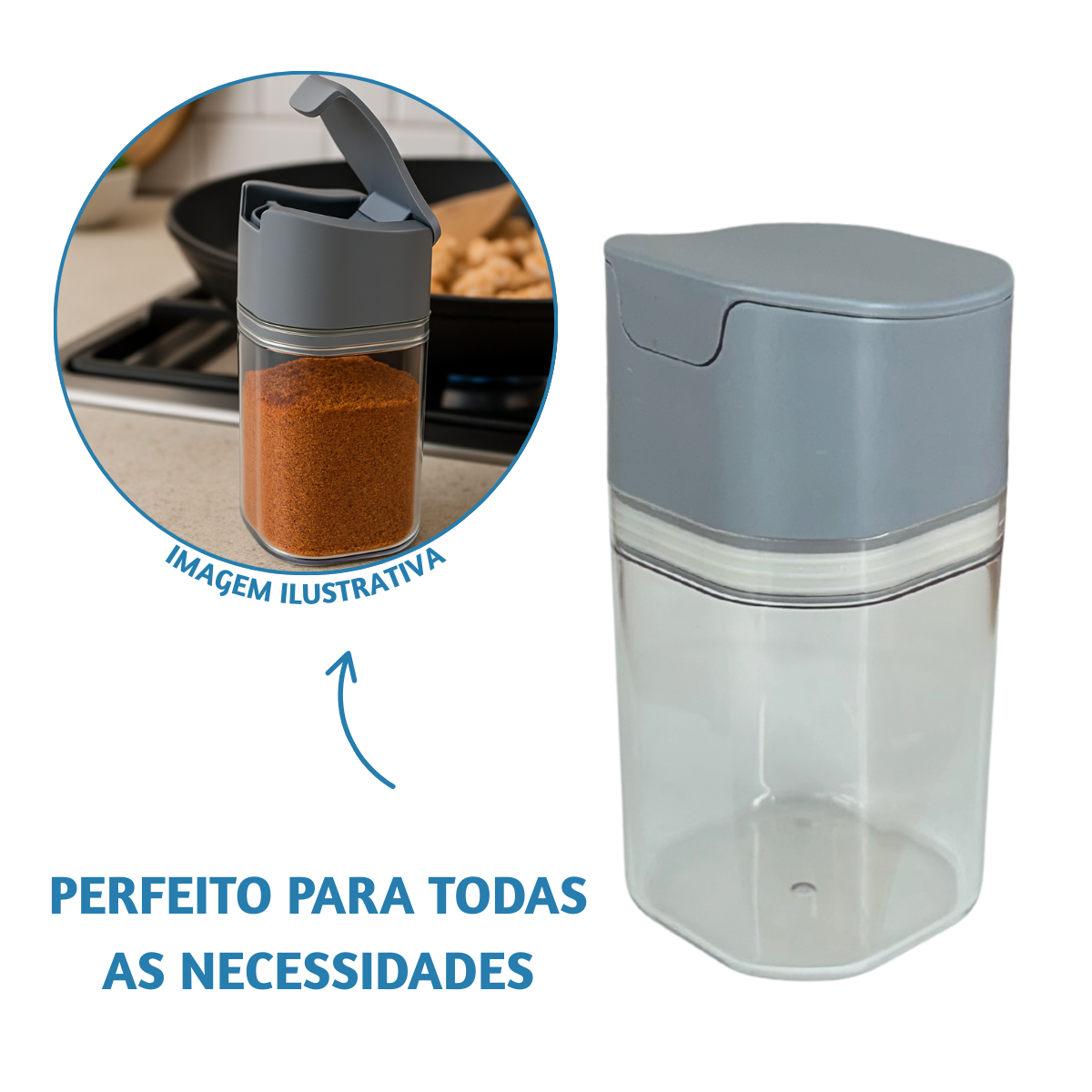 Dispenser temperos condimentos