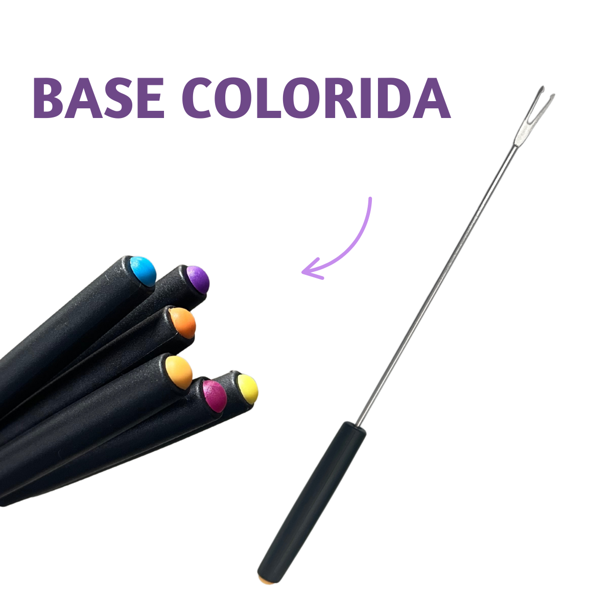 Jogo de Garfo Fondue Com 6 Peças