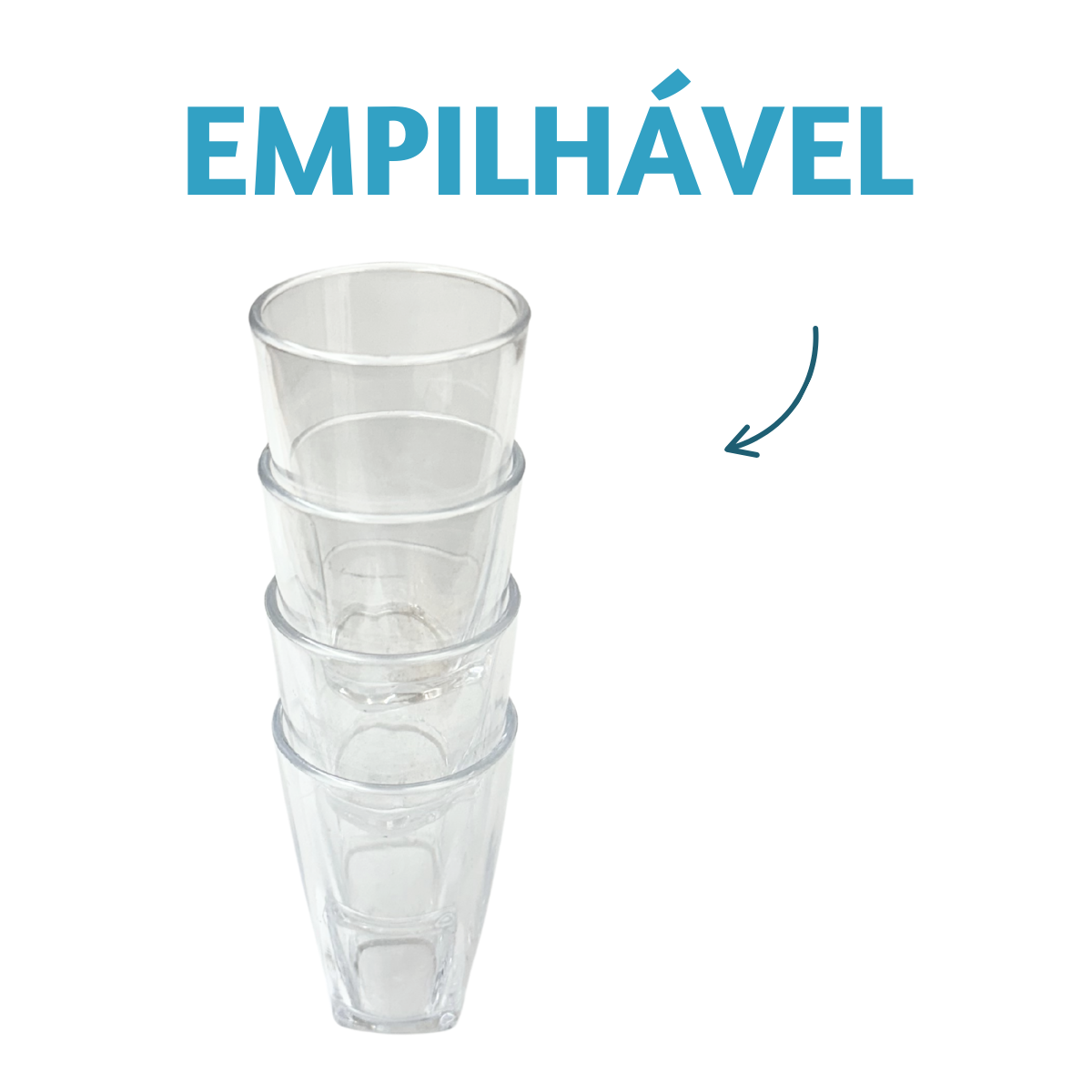 Copo De Sobremesa Polipropileno 80ml
