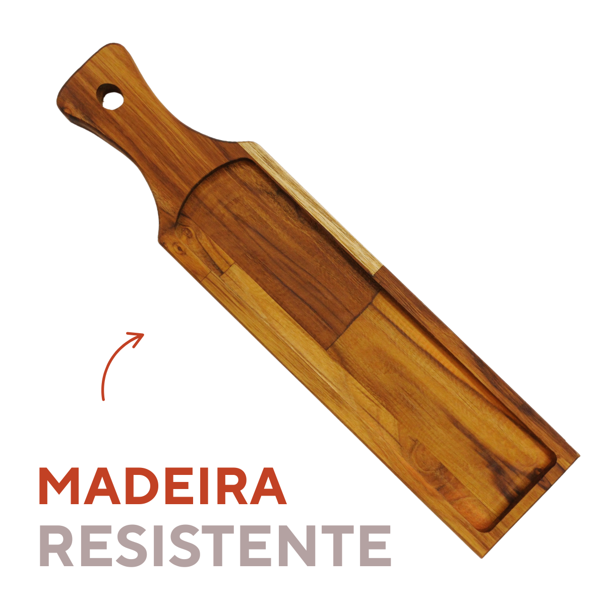 Tabua de Madeira Retangular